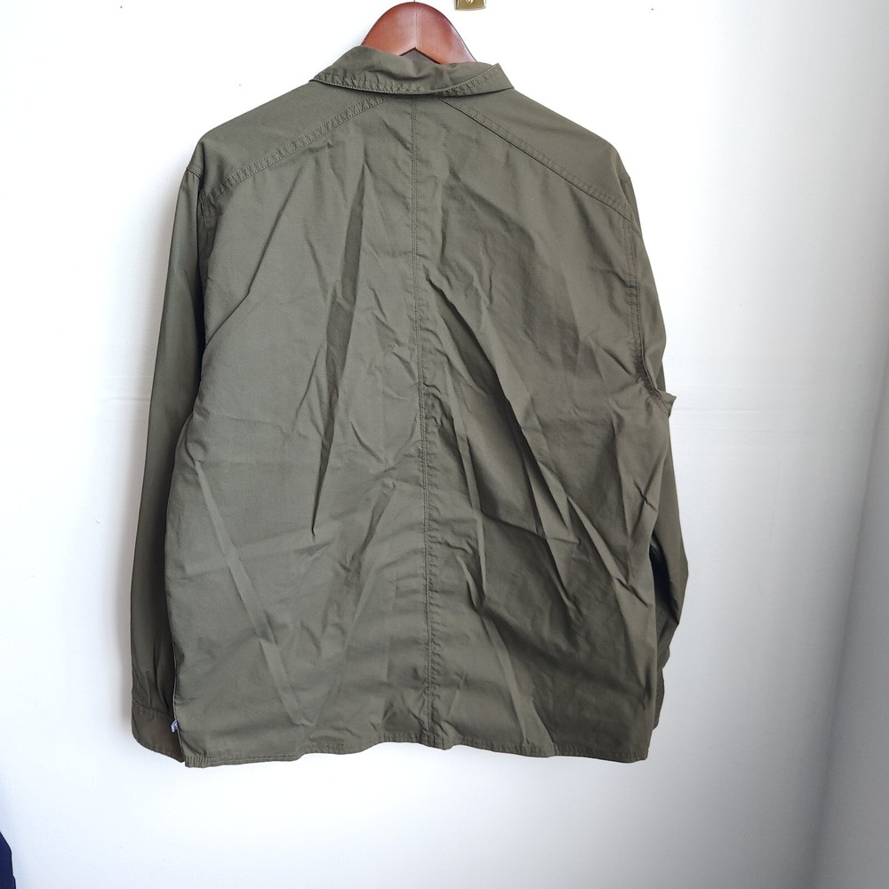 Toad&Co Ripstop Shirt Jacket XL Green Cotton Nylon Blend Mens Outerwear - Picture 12 of 13